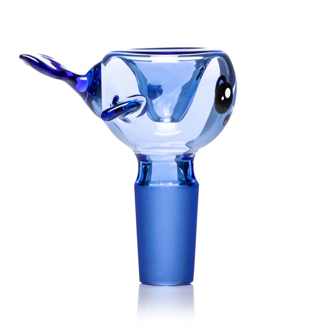 14mm Blue Whale Glass Bong Bowl
