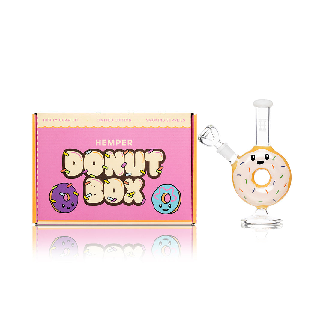 Hemper Glass Donut Mini Bong