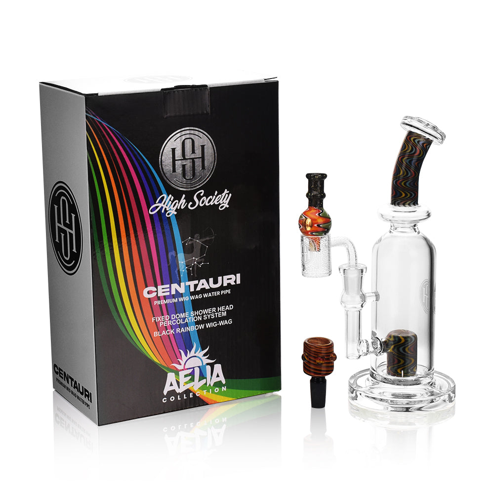 High Society Centauri Premium Wig Wag Hybrid Pipe
