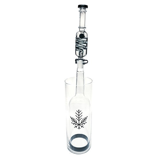 Freeze Pipe Gravity Bong Spiraling Coil