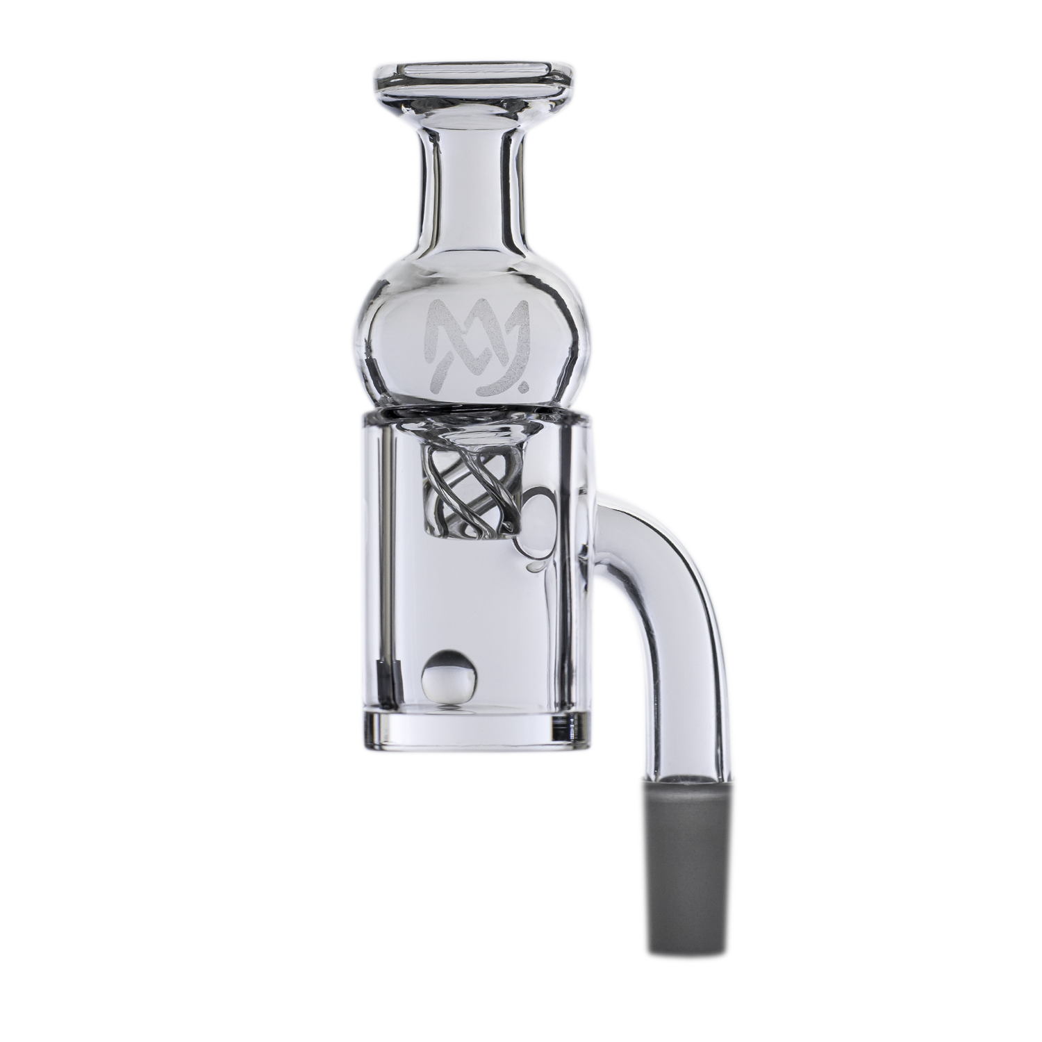 MJ Arsenal Premium Half Weld Clear Quartz Banger (10mm, 90°)
