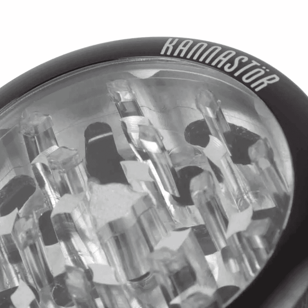 Kannastor 2.2” Clear Top Jar Body 4pc Grinder