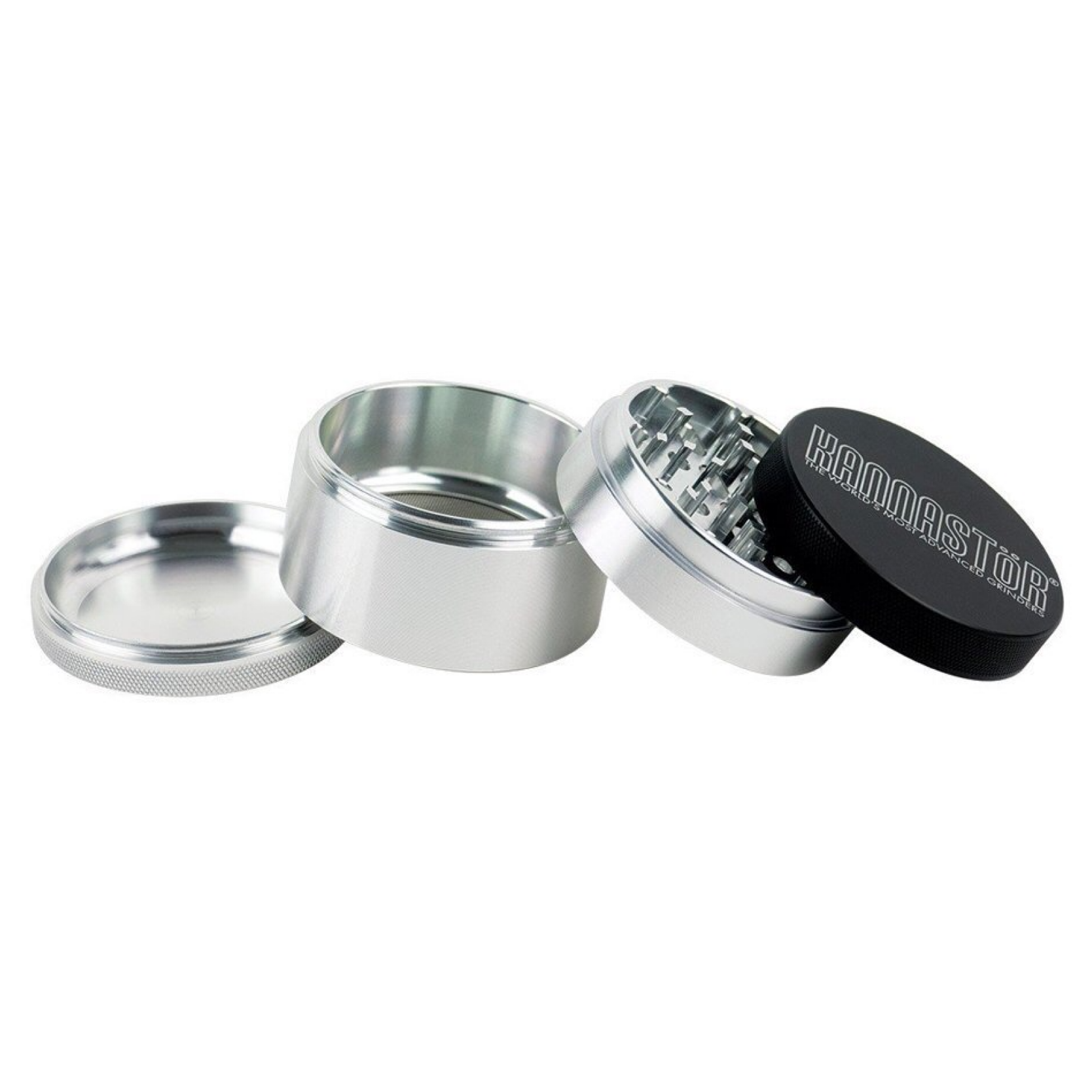 Kannastor 2.5” Solid Top 4-Piece Grinder