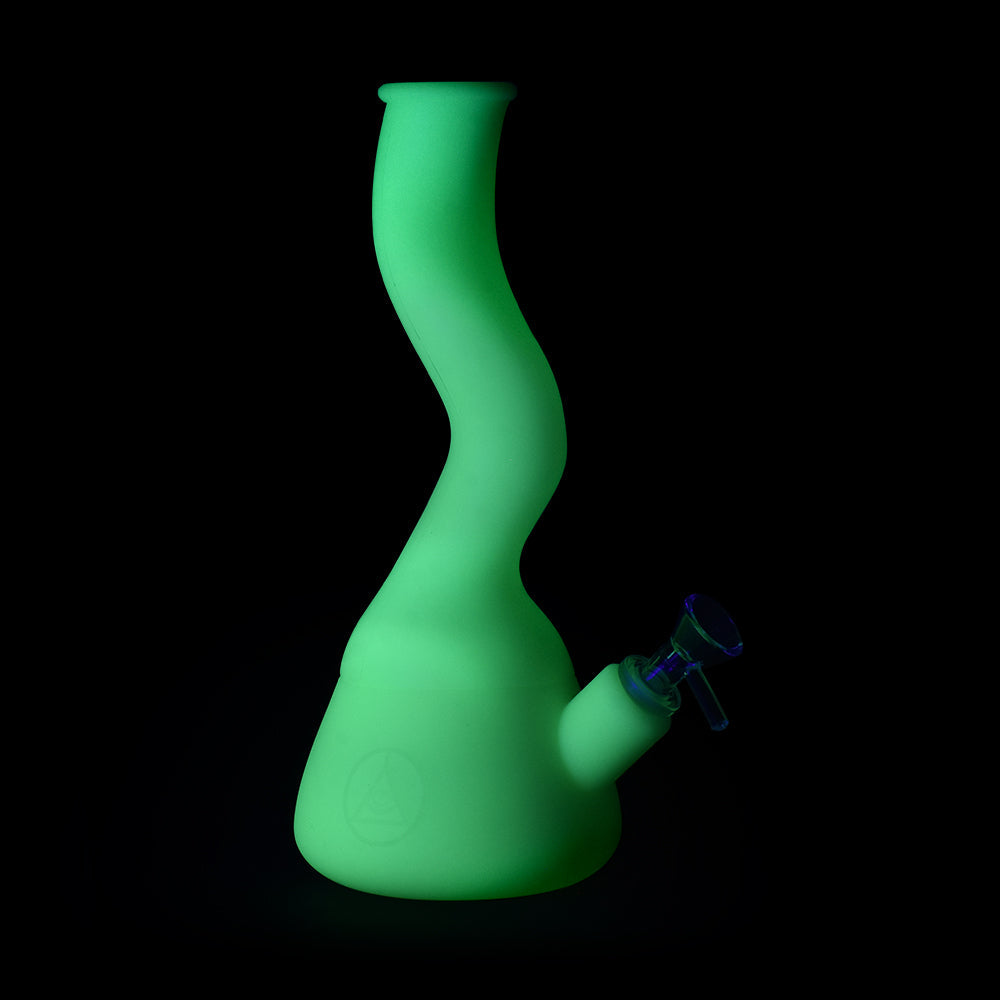 Ritual 10'' Wavy Silicone Beaker UV Titanium White