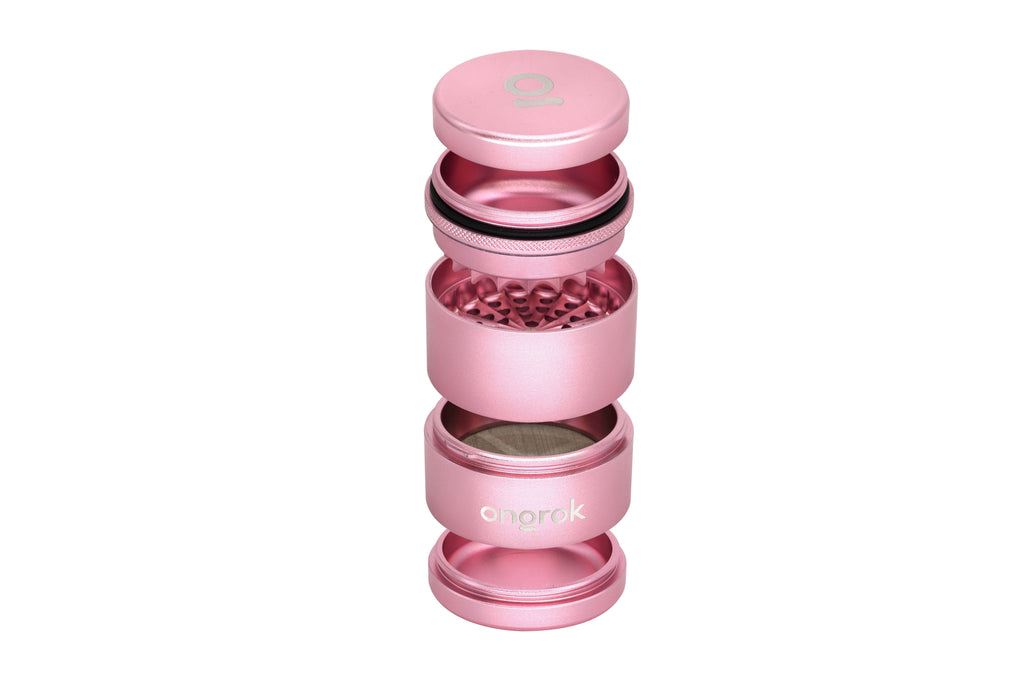 Ongrok Mini 5-Piece Flower Petal Toothless Grinder