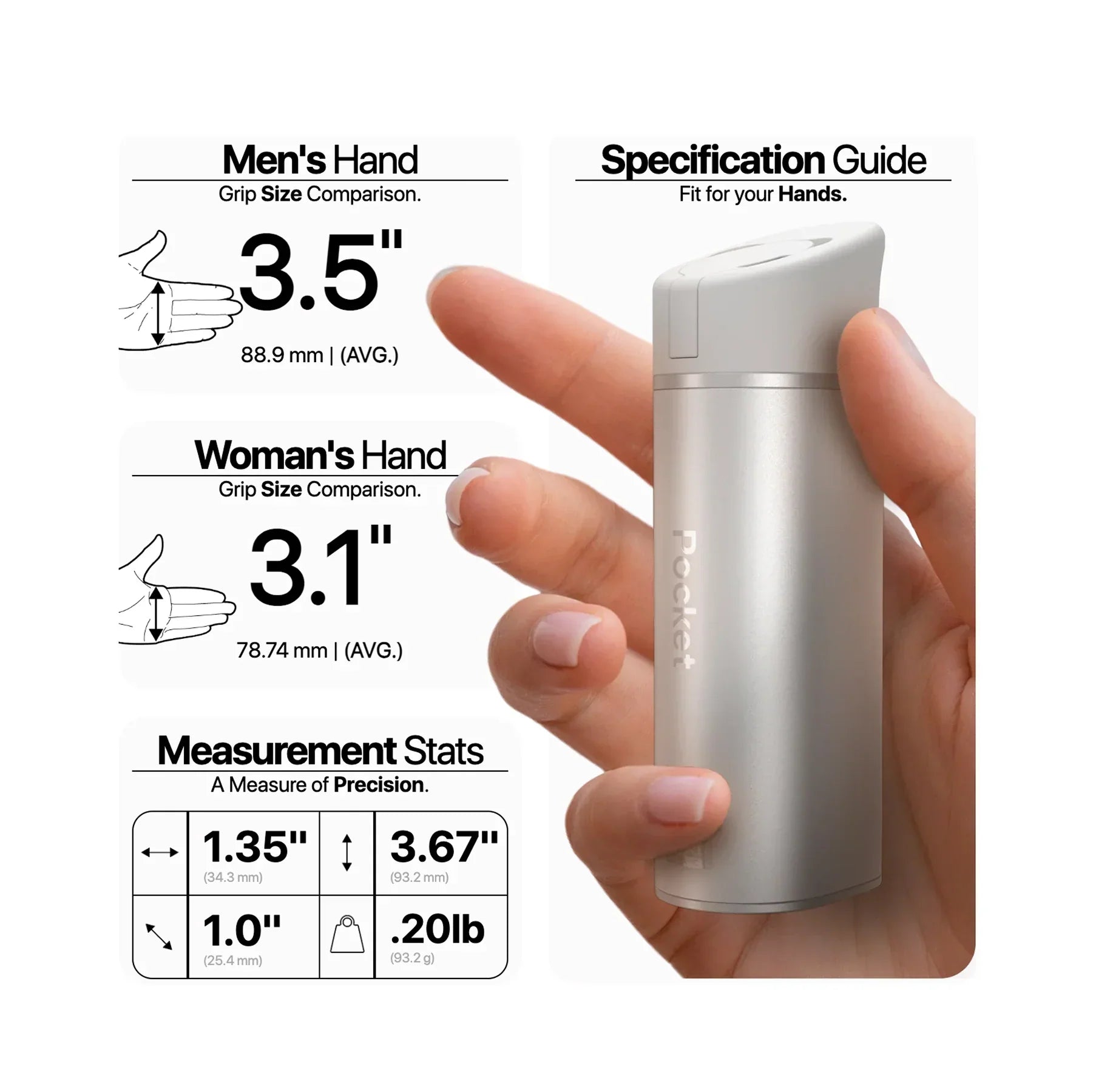 Yocan Pocket Vape Size