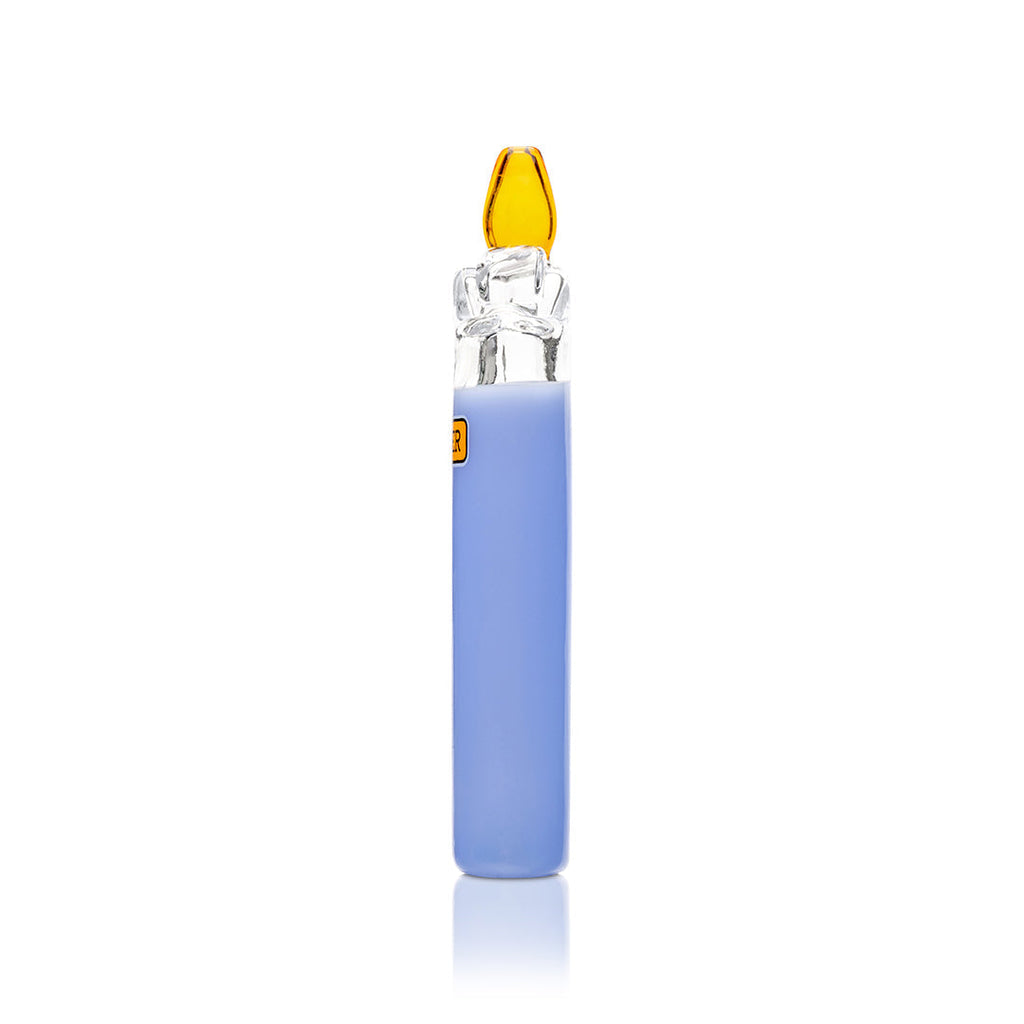 Hemper Bowlman Lighter Themed Glass Pipe
