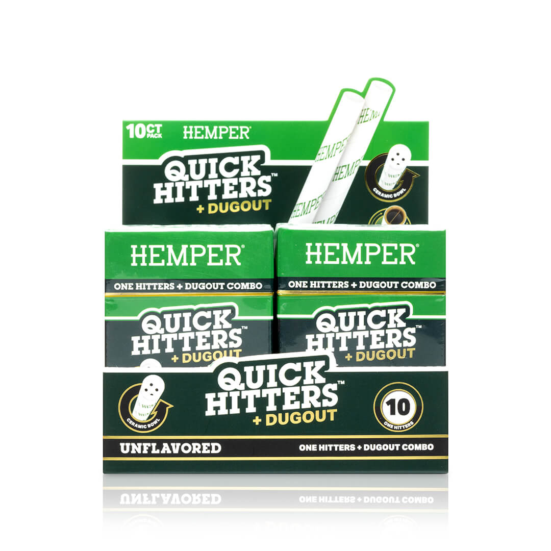 Hemper Quick Hitters Dugout 10-Packs | Natural - 12ct Display